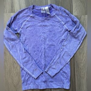 CALIA by Carrie Underwood Lavender Long Sleeve Top